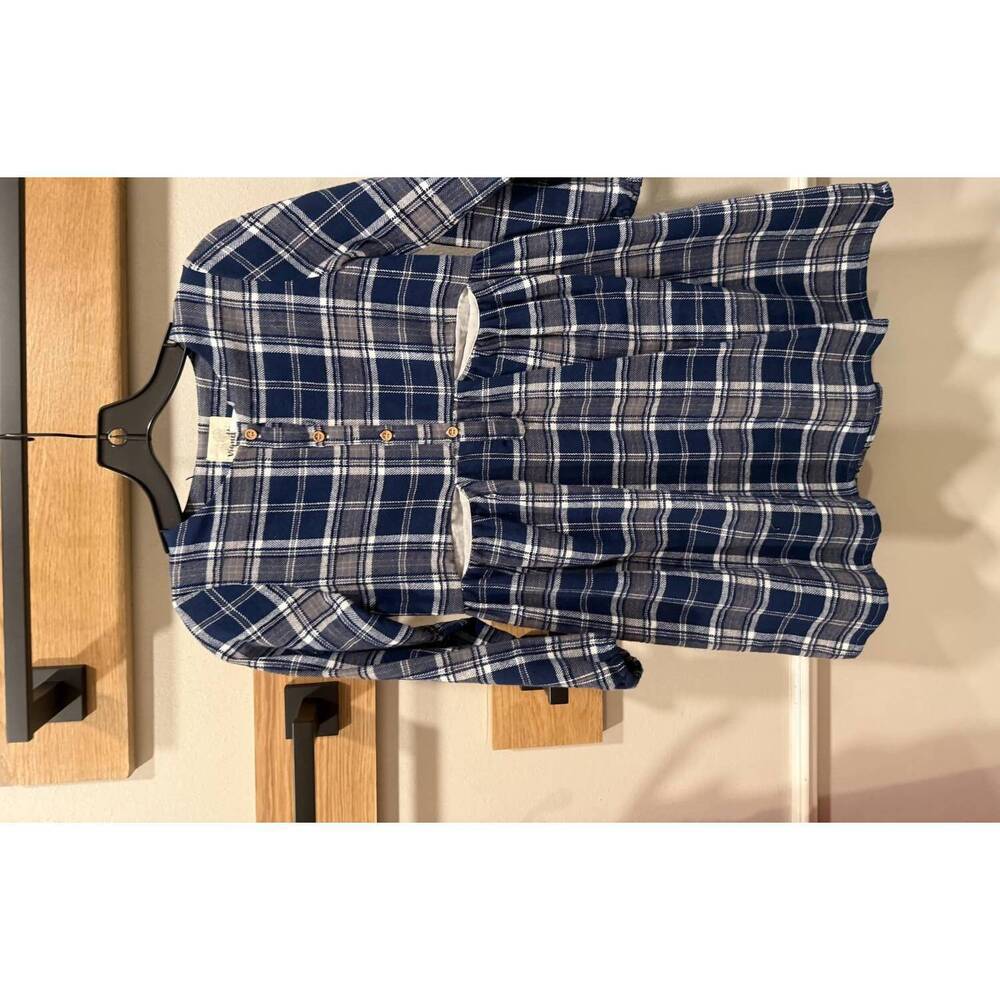 NEW VIGNETTE girl's niki dress in plaid